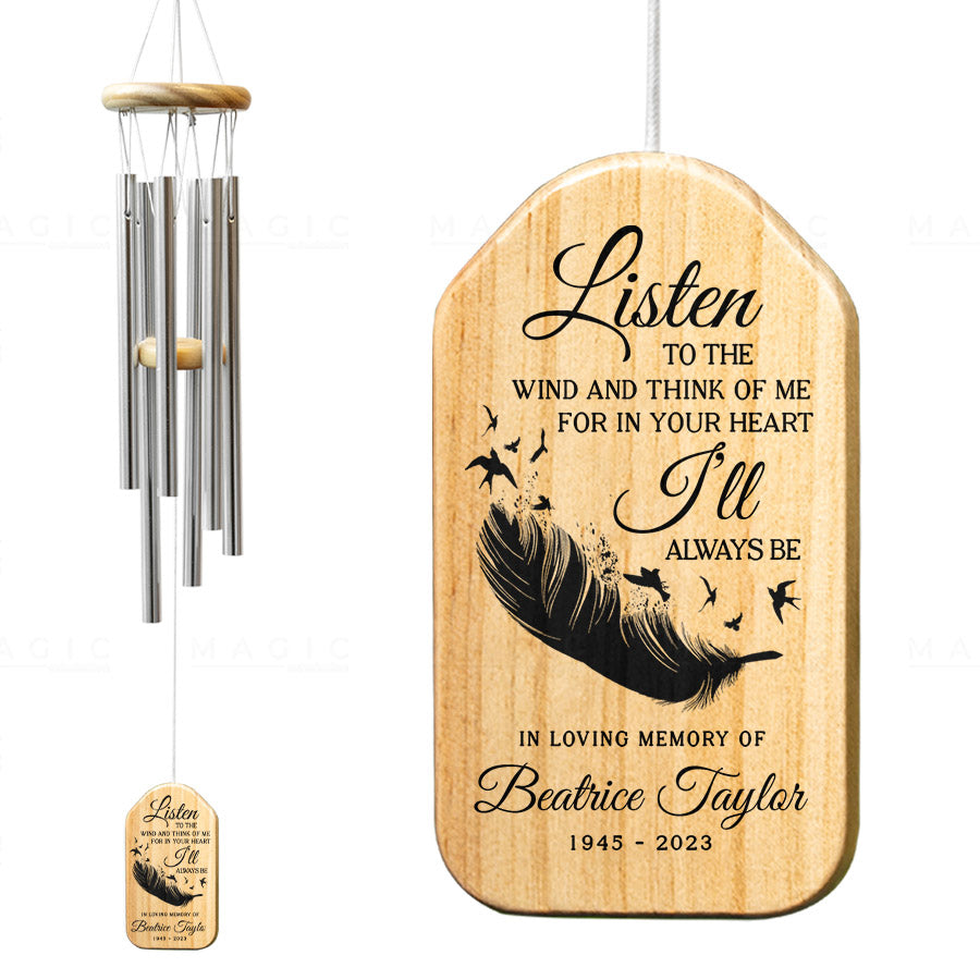 personalized wind chime memorial