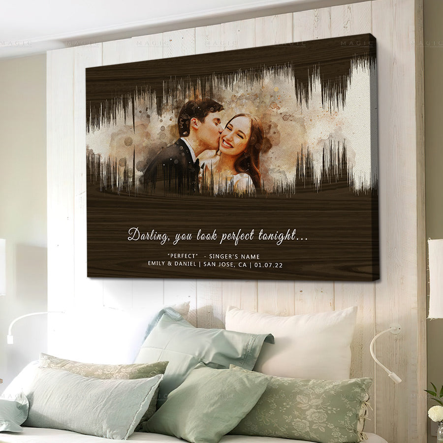 Custom Canvas Print With Your Photo - Personalized Framed Wall Art, 11x14 Inches, Made In USA