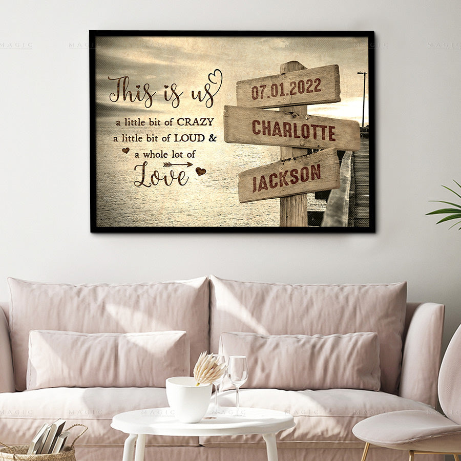 Street Signs with Family Names | Personalized Valentine's Day Gifts for ...